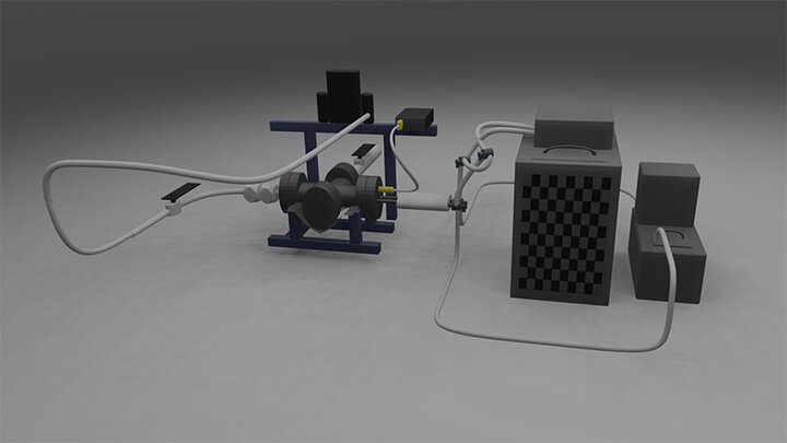 experiment set up for ionic liquid membranes